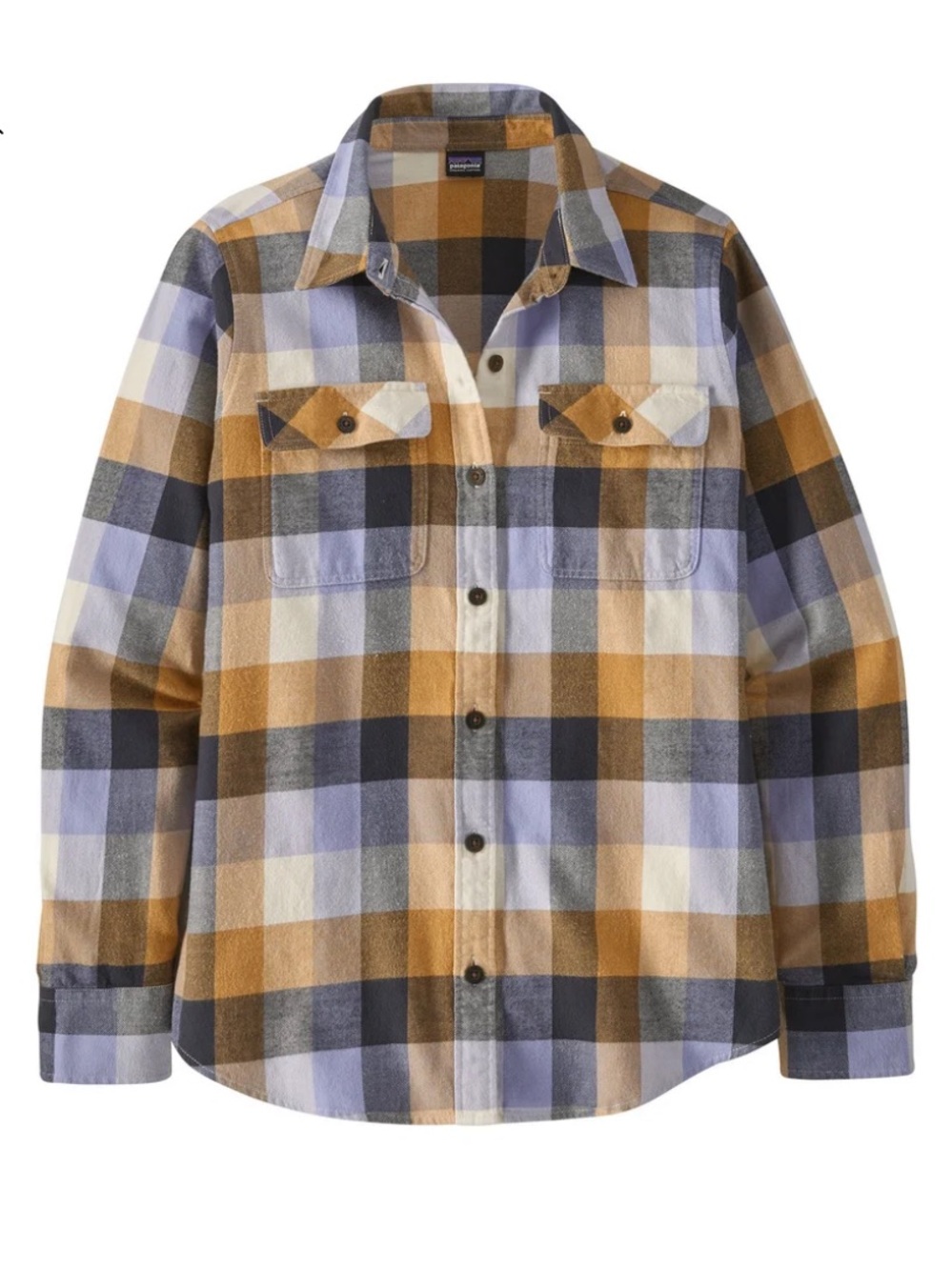 Patagonia Women Long Sleeve Organic Cotton Fjord Flannel Plaid Shirt S Gorpcore